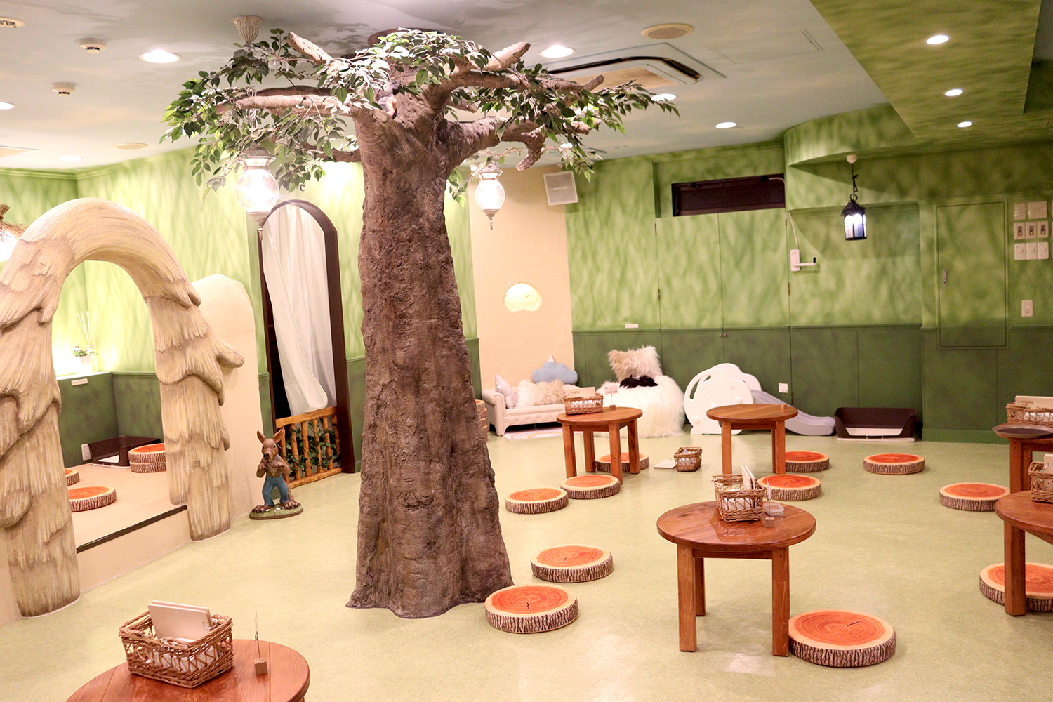 原宿竹下通り裏に話題のマイクロブタカフェ Mipig Cafe 原宿 が11 8 金 オープン 3匹の子ブタをイメージしたメルヘンな店内 Emo Miu エモミュー