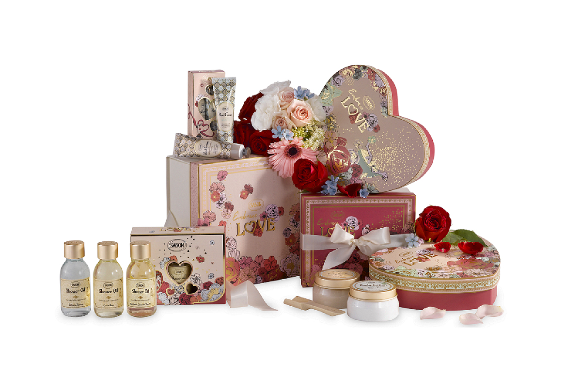 ハートやリボンがついたスペシャルボックスで恋に落ちる予感を楽しむ Sabon サボン バレンタインコフレ Emo Miu エモミュー