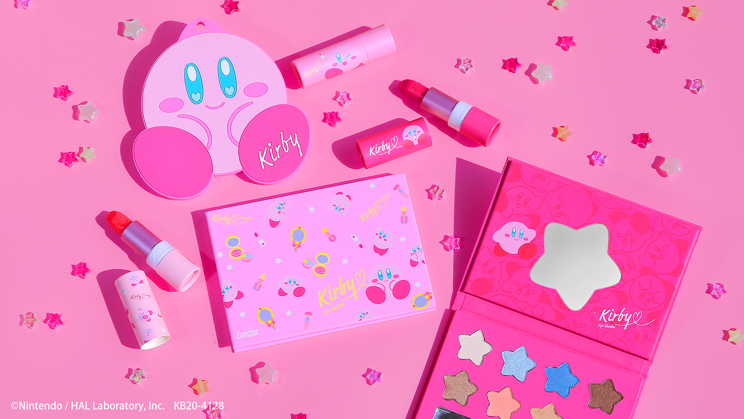 全コンプしたくなる可愛さ 星のカービィ ピンクや星をちりばめたオリジナルデザインのコスメ誕生 Emo Miu エモミュー