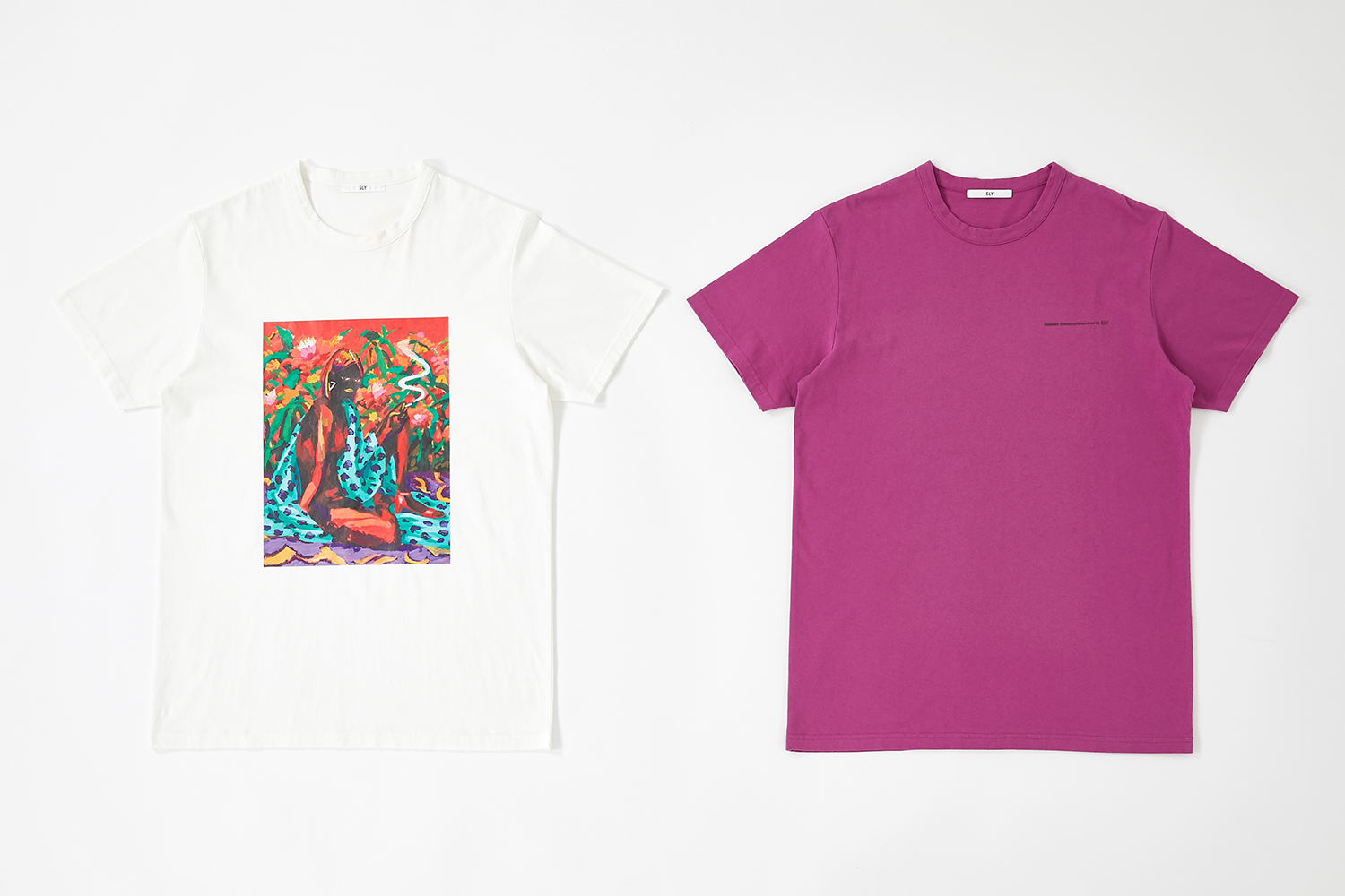 鮮やかな2作品がシャツ Tシャツ スカーフ バッグに Sly スライ 画家 小澤 雅志コラボレーションアイテム発売 Emo Miu エモミュー