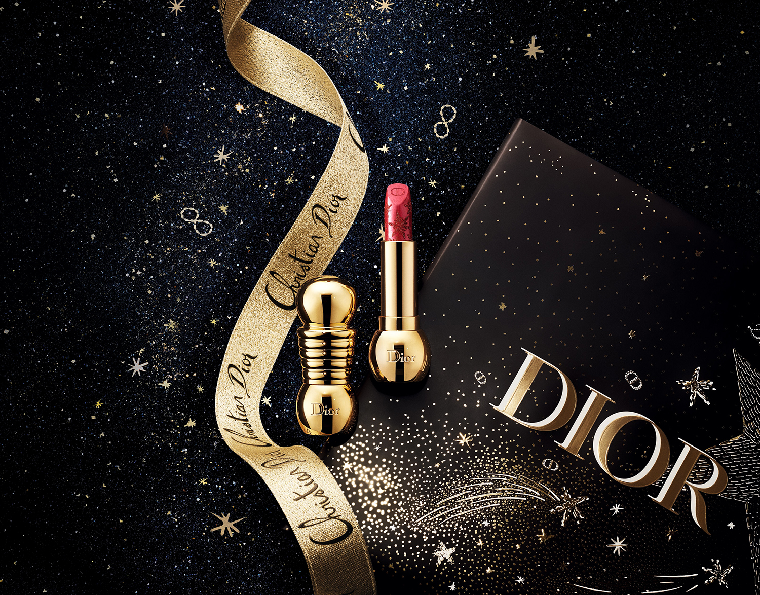 雪の結晶が美しく煌めくファンタジーの世界 ディオール クリスマス コレクション ゴールデン ナイツ 登場 Emo Miu エモミュー