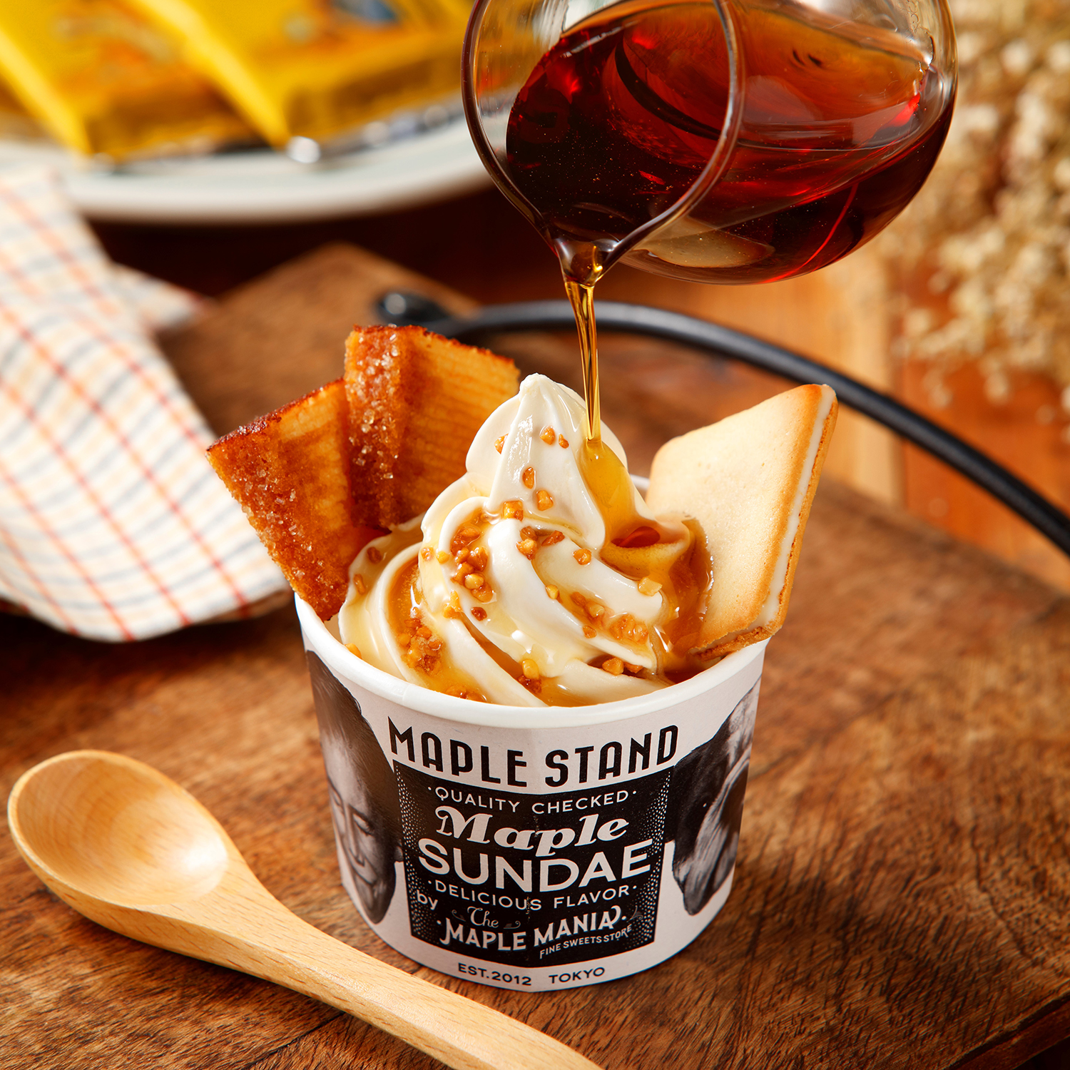 ザ メープルマニアのお菓子が一度に味わえる欲張りサンデーがルミネ北千住店限定で登場 Emo Miu エモミュー