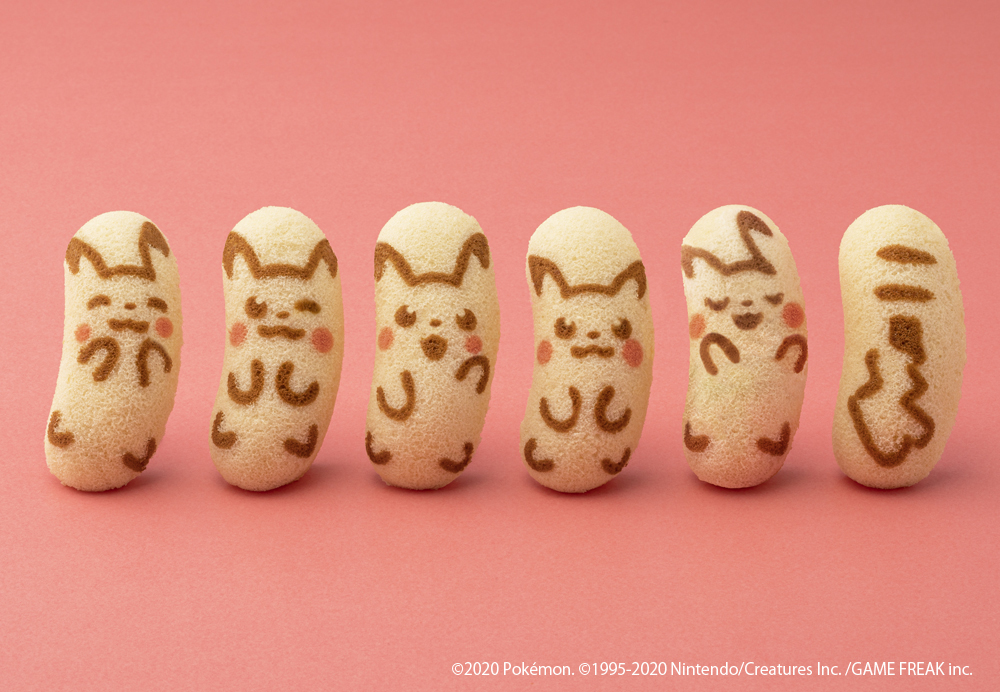 ポケモンが東京ばな奈に 第1弾 ピカチュウ東京ばな奈 ごきげんやウィンクなど6パターンのピカチュウ模様 Emo Miu エモミュー