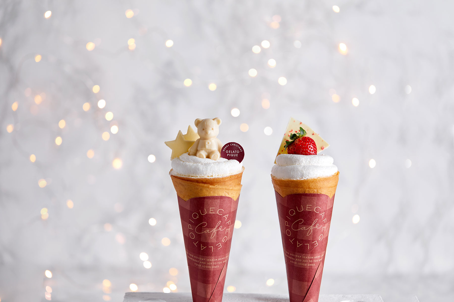 gelato pique cafe(ジェラート ピケ カフェ)、ホリデーシーズン向け特別クレープ＆ソフトクリーム発売！ホワイトチョコの“ピケ
