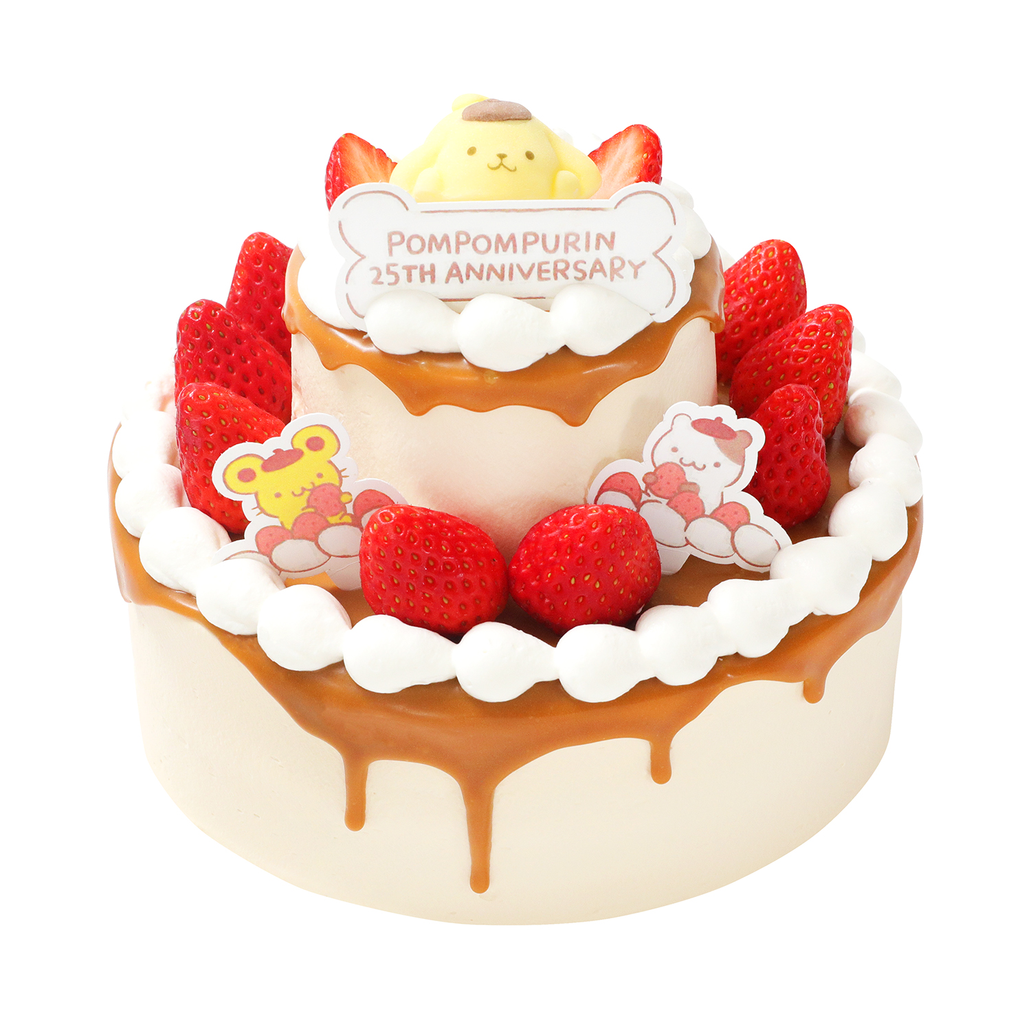 2段仕立てのスペシャルなシフォンケーキ ポムポムプリン生誕25周年を記念し パステル とコラボしたケーキが登場 Emo Miu エモミュー
