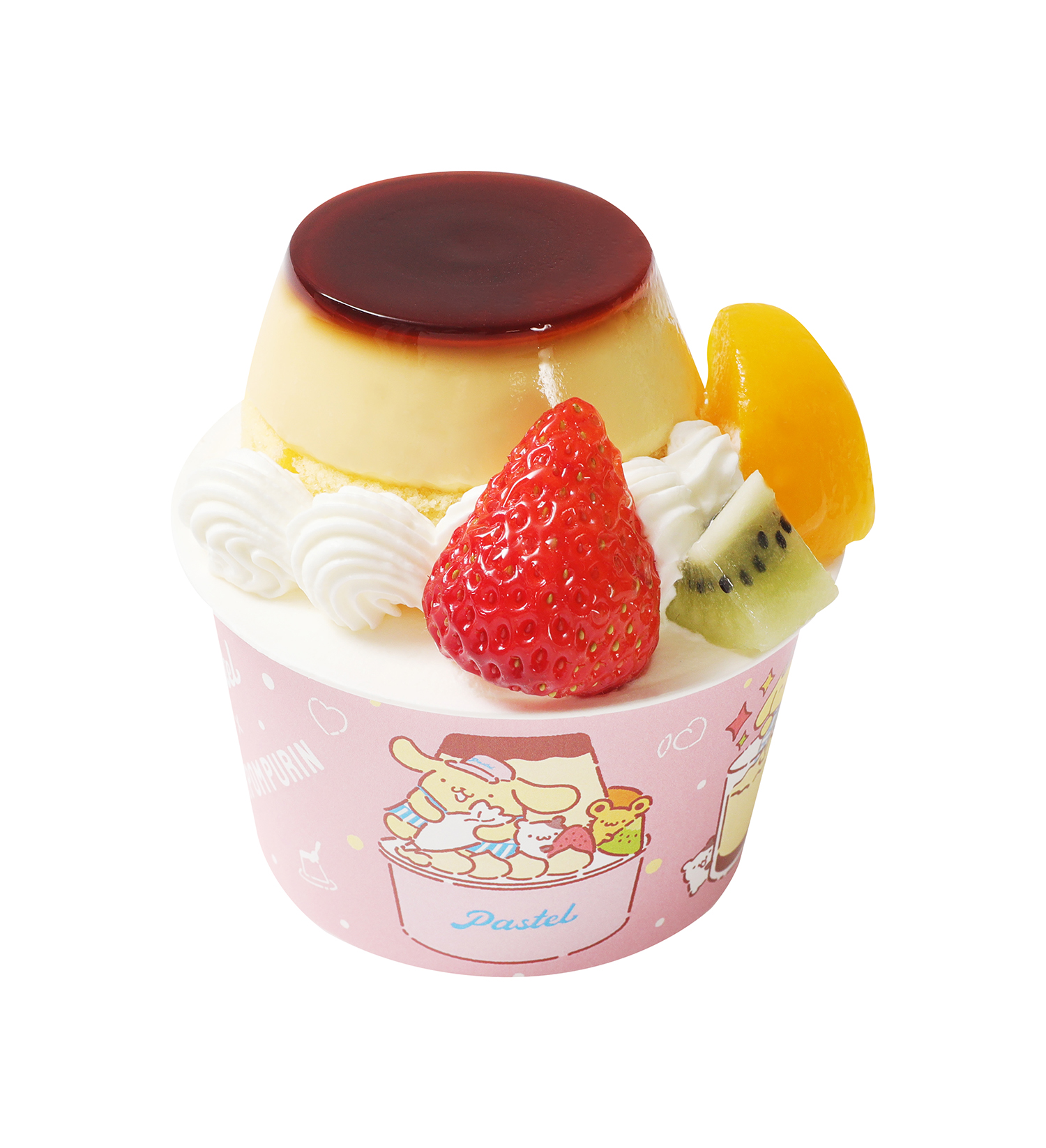 Pastel パステル ポムポムプリンがコラボ プリンやシフォンケーキなど可愛くて癒されるスイーツ揃い Emo Miu エモミュー