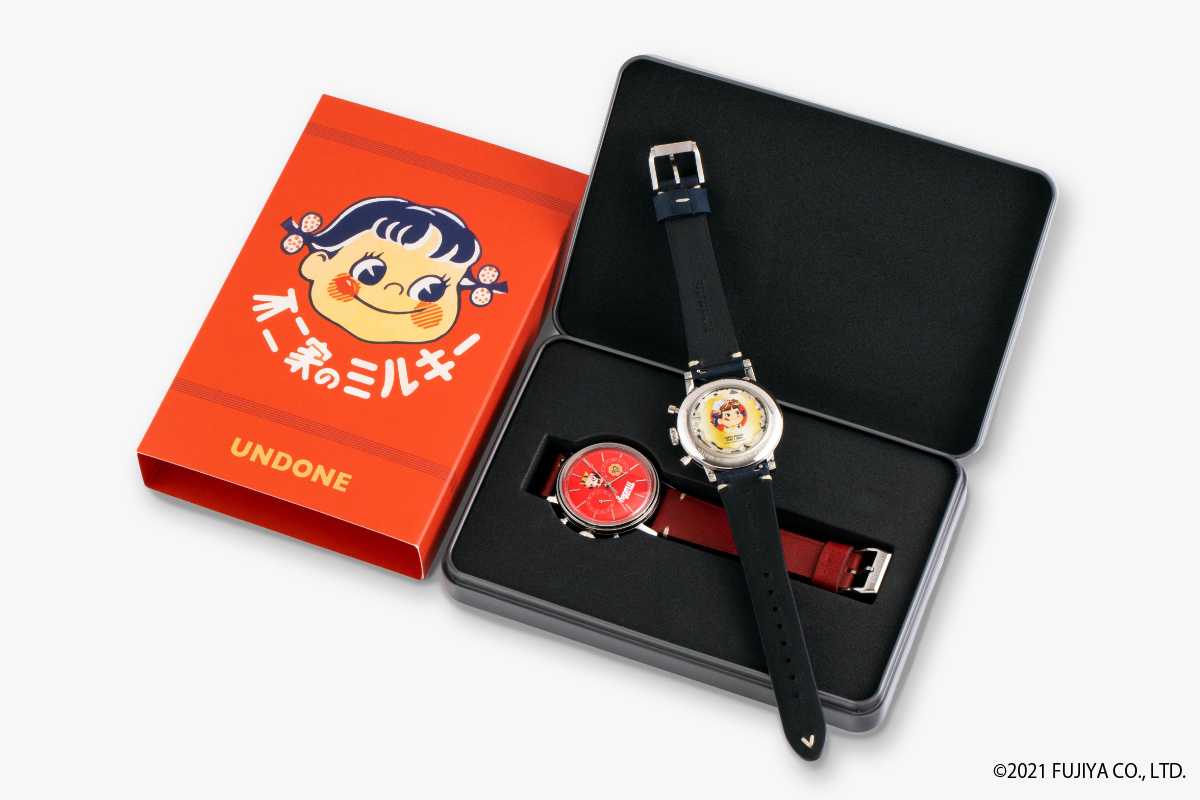 不二家「ミルキー」70周年記念！レトロなデザインの「ペコちゃんコラボ
