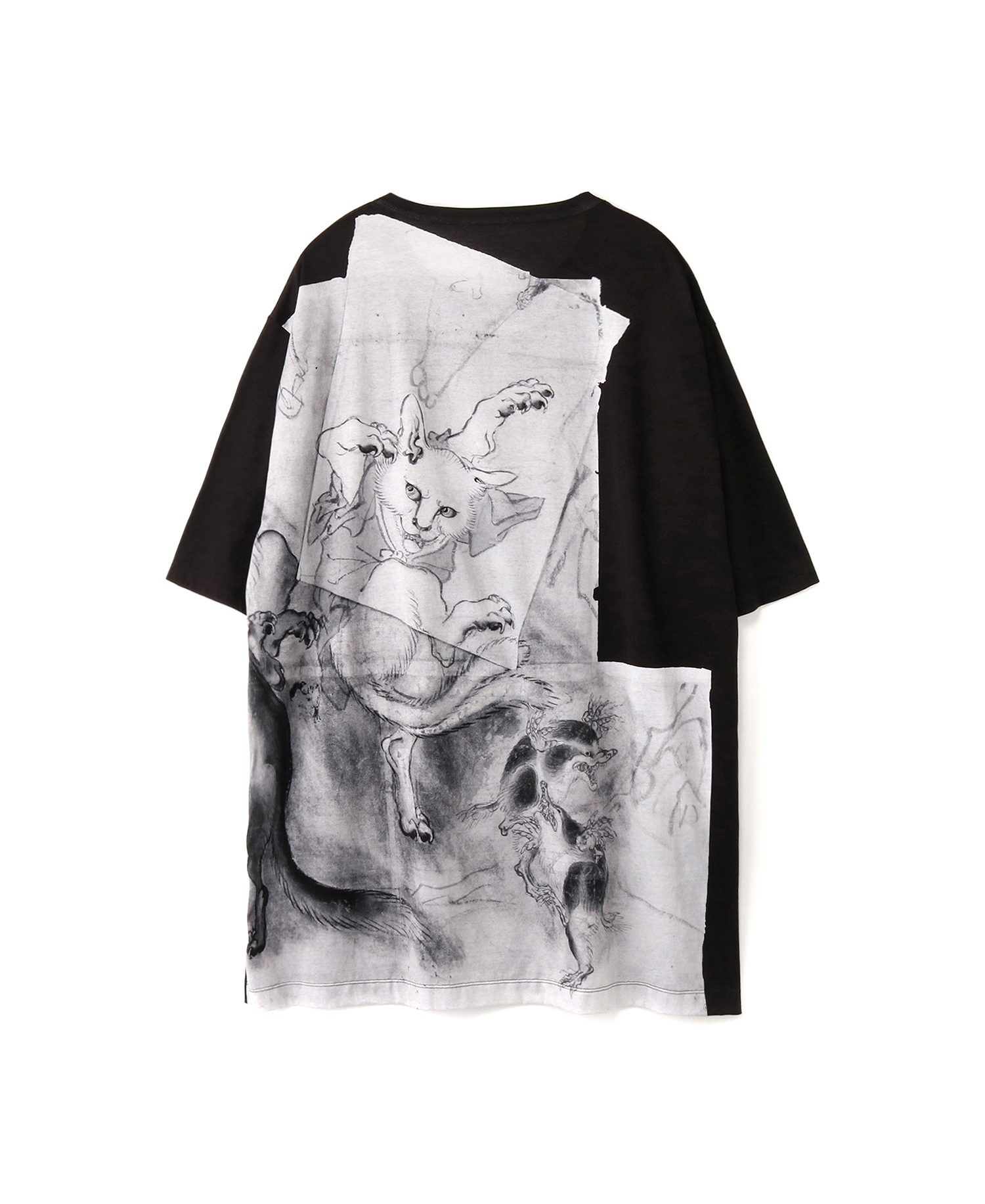 Ground Y グラウンド ワイ 鳥獣戯画 コレクション 発売 猫又と狸 や 舶来虎豹幼絵説 など河鍋暁斎の魅力をデザイン Emo Miu エモミュー