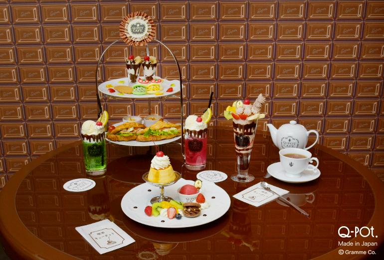 Q Pot Cafe 喫茶 キューポット のアクセが本物スイーツメニューに ノスタルジックなプリン風ケーキや色鮮やかなクリームソーダなど Emo Miu エモミュー