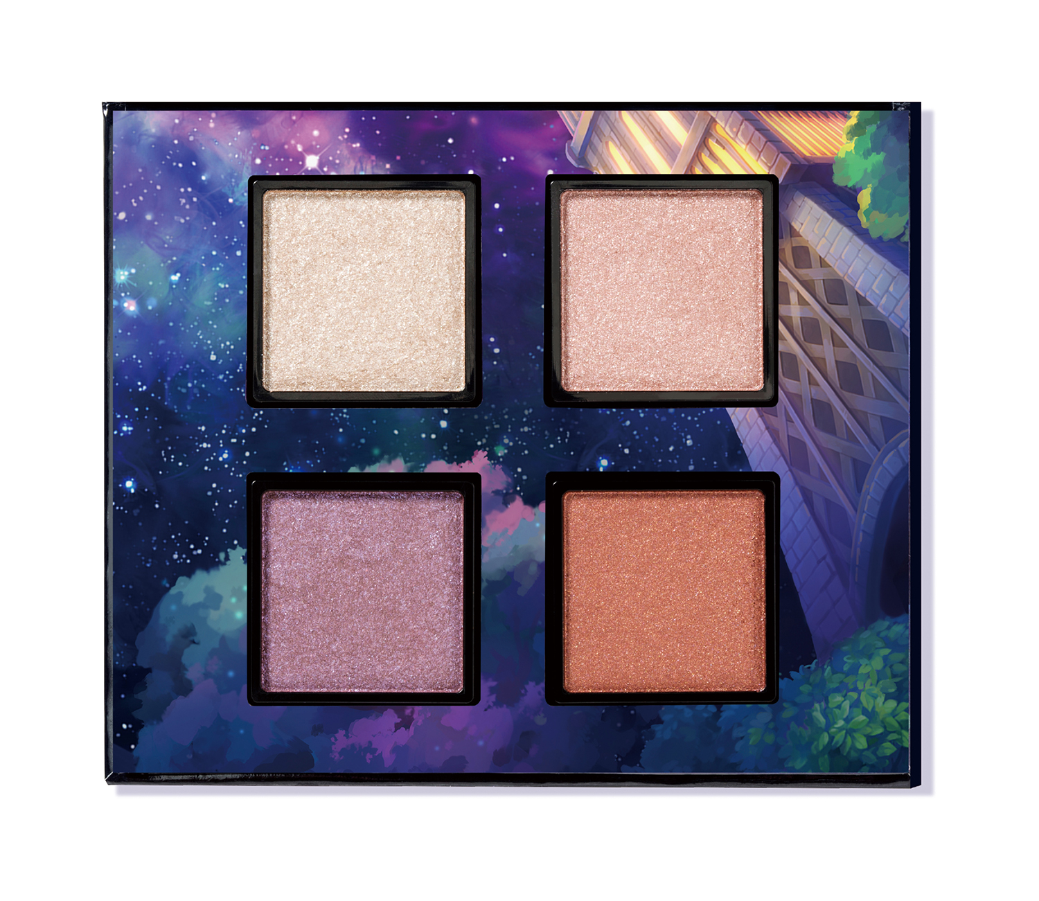 まほやくの世界観を星屑が散りばめられたような美しいアイシャドウ 