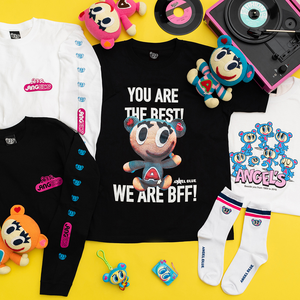 エンジェルブルー復刻第5弾！キュートな“あみぐるみ”Tシャツに待望の新  