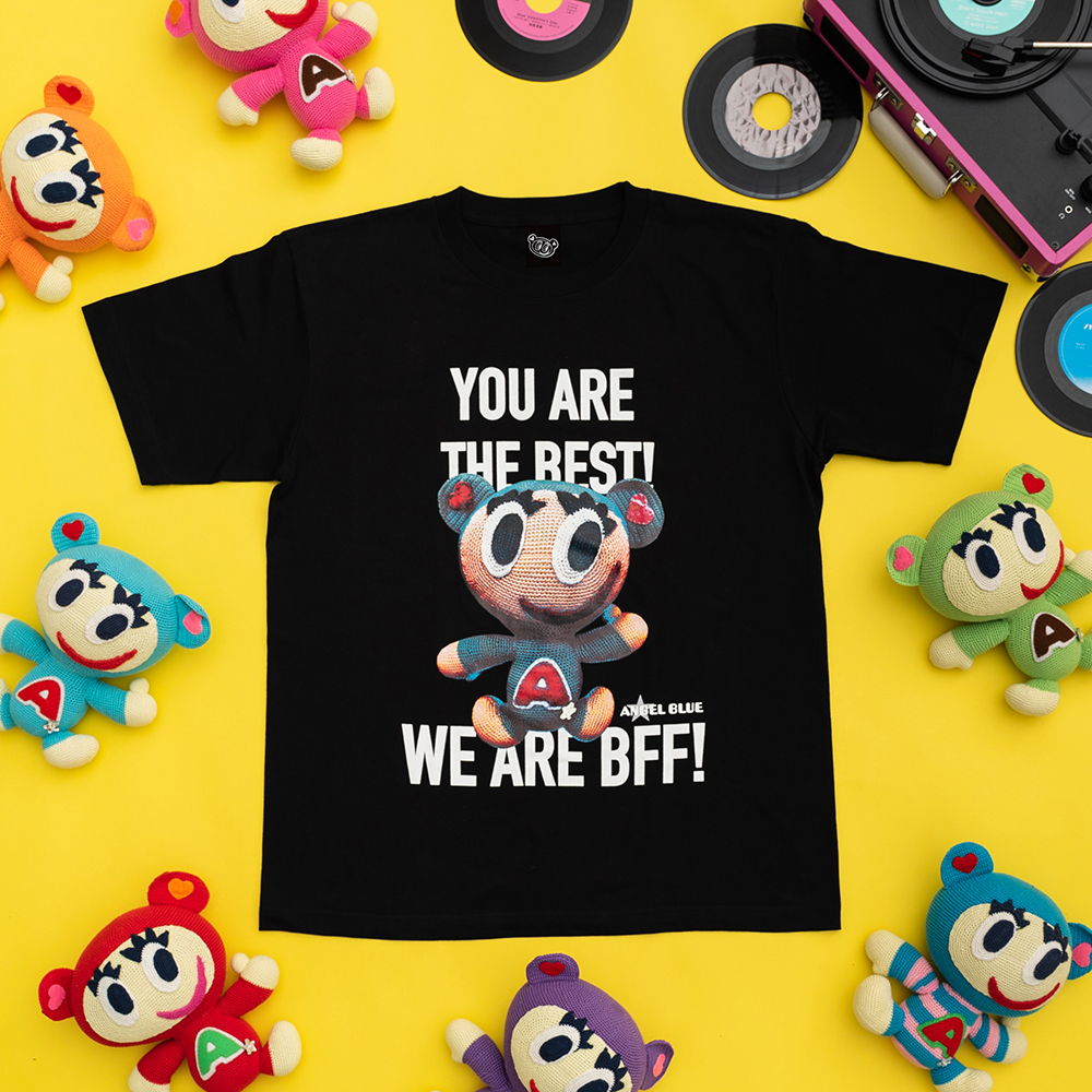 エンジェルブルー復刻第5弾！キュートな“あみぐるみ”Tシャツに待望の新  