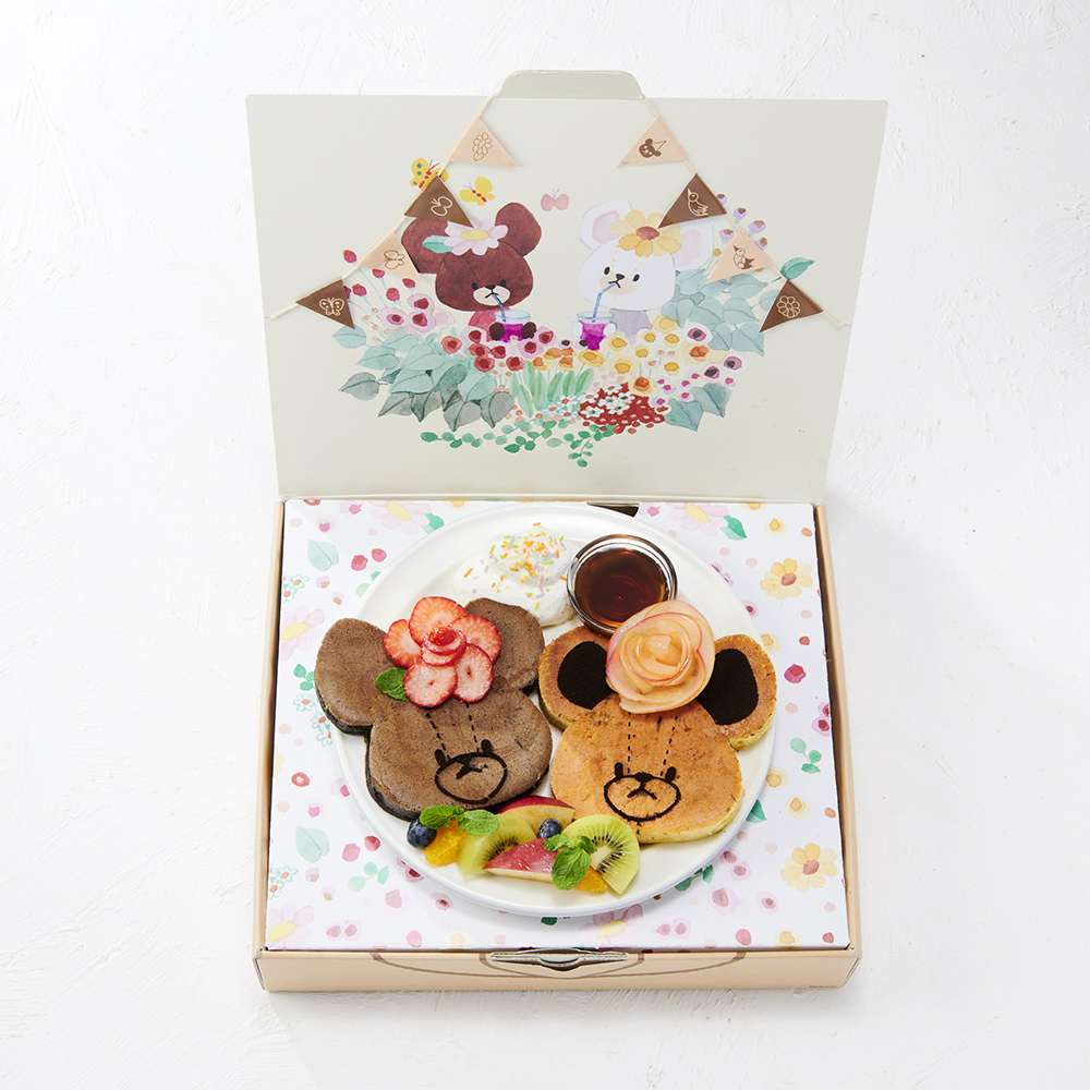 史上初 誕生日専用のパンケーキセットがj S Pancake Cafeから登場 発売記念で くまのがっこう コラボが復活 Emo Miu エモミュー