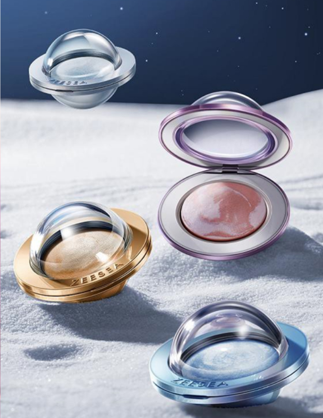 中国コスメ Zeesea ズーシー から新ライン インターステラーシリーズ 誕生 第1弾は濡れツヤ感を演出する 惑星ハイライト Emo Miu エモミュー
