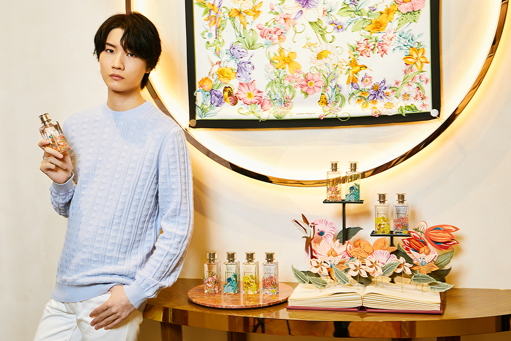 桜田通のコメントも サルヴァトーレ フェラガモ新作フレグランス ストリエ ディ セタ 阪急うめだ本店でイベント開催 Emo Miu エモミュー