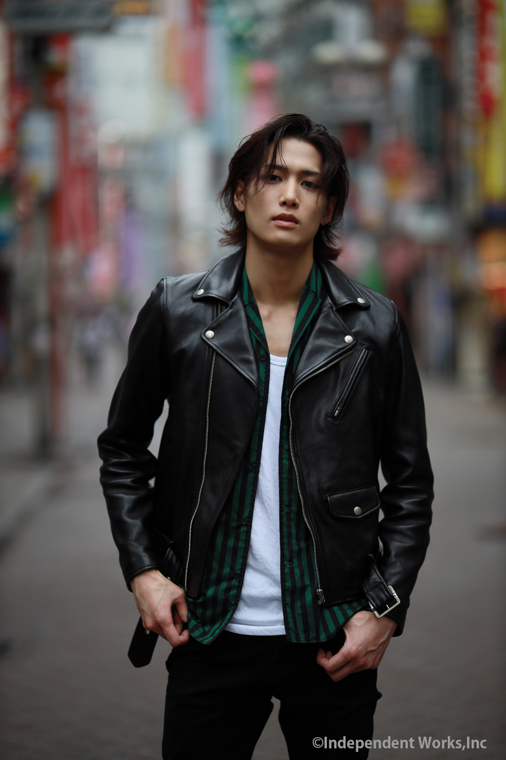 NINE 結ん ライダースジャケット