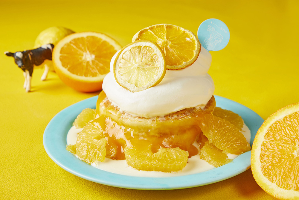 生クリーム専門店ミルクから 夏季限定 甘夏みかんとレモンのパンケーキ が新登場 Emo Miu エモミュー