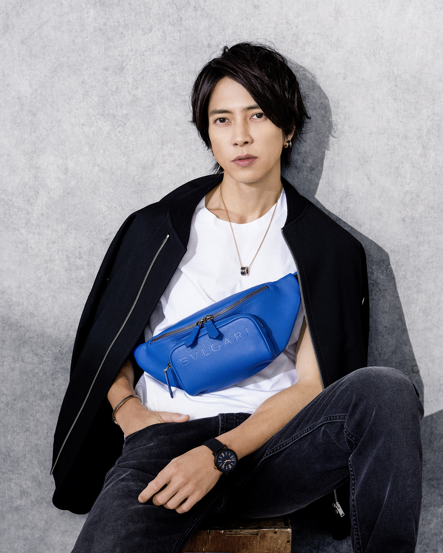 即送☆山下智久⭐︎私服☆高級トートバッグお揃い私物☆bagインスタ山P 