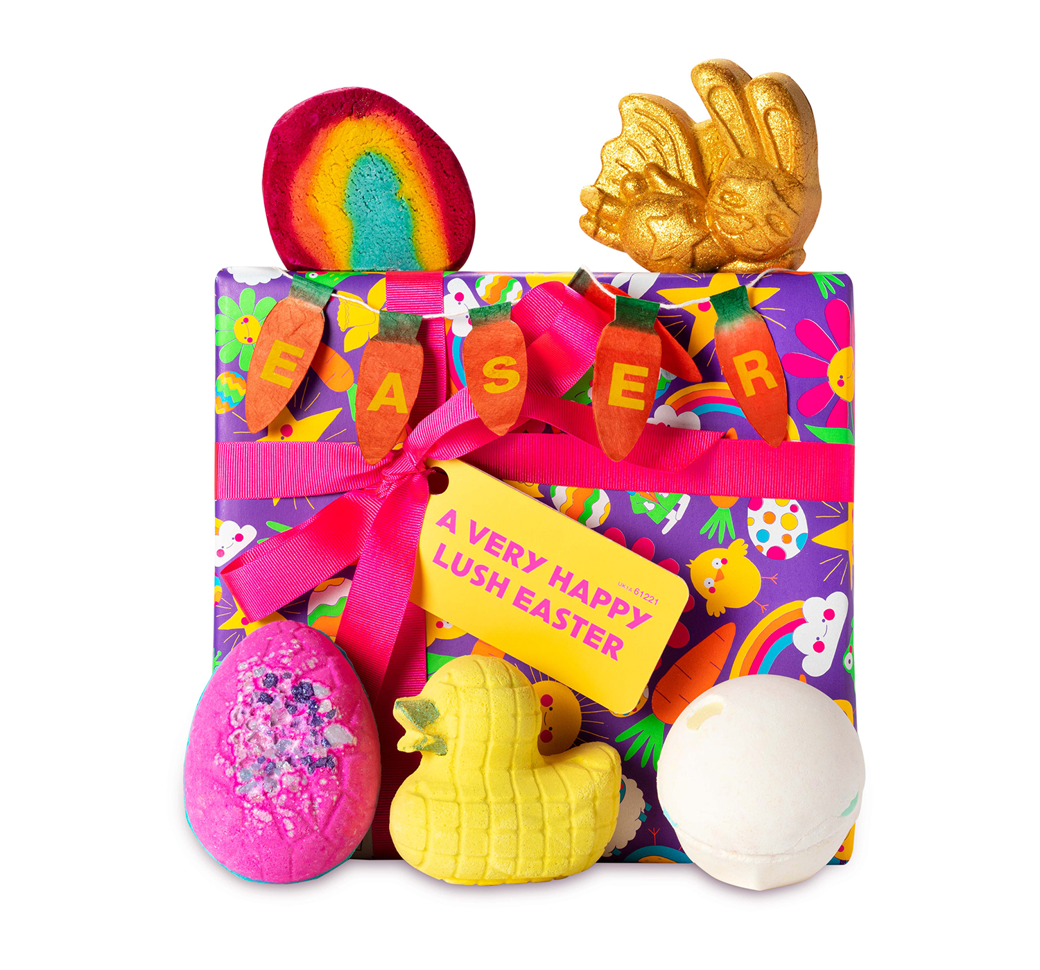 今年もLUSH(ラッシュ)のアイテムでイースターをお祝い♪ニンジンに乗った「ザフライングラビット」や人気の「みつばちマーチ」と同系統の香りが楽しめる卵型バスボムなど  | Emo!miu｜エモミュー イースターバニー バスルームラグ - ピンクラビットバスルームラグ、ソフトで吸収性のあるイースターバスラグ、イースターパーティーの装