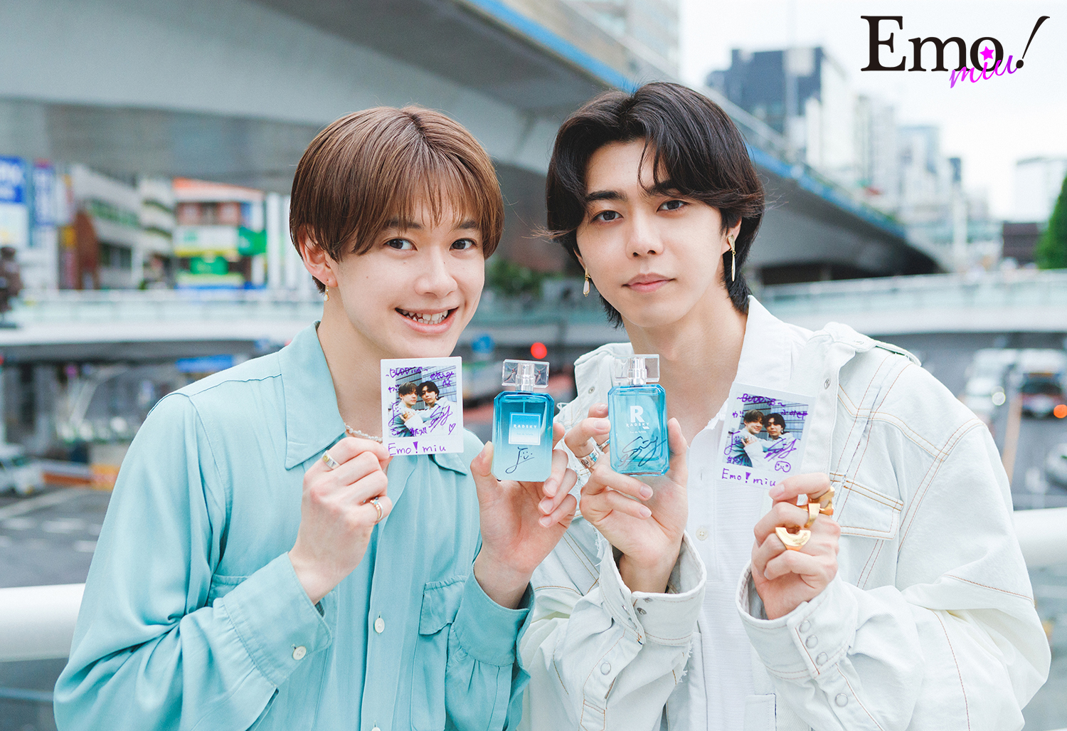 BUDDiiS SHOOT 香水 BUDDiiS・FUMINORI×SEIYAファッションスナップ in 