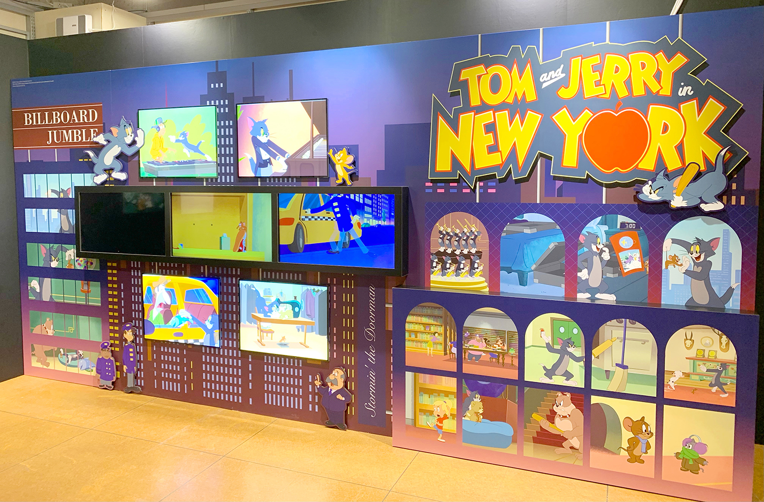 トムとジェリー を心ゆくまで体感できる展覧会がjr博多シティで開幕 トリックアートや変形したキャラの展示 会場でしか手に入らないグッズなど Emo Miu エモミュー