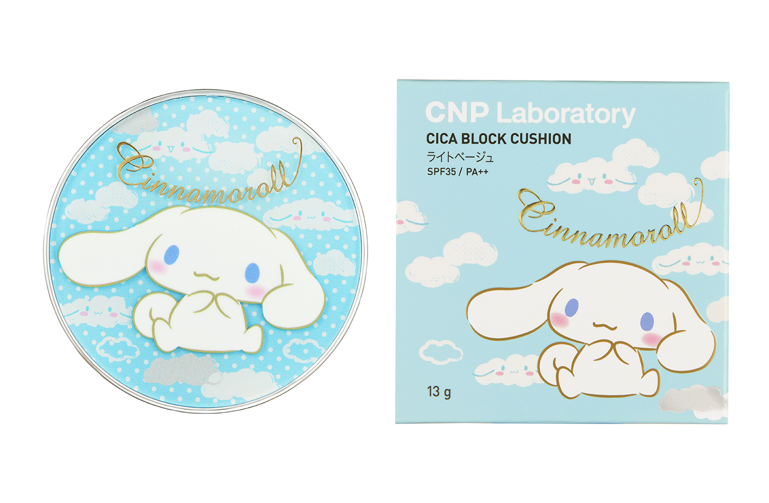 シナモロール ハローキティがクッションファンデに 韓国コスメ Cnp Cica ブロック クッション 日本限定デザイン登場 Emo Miu エモミュー