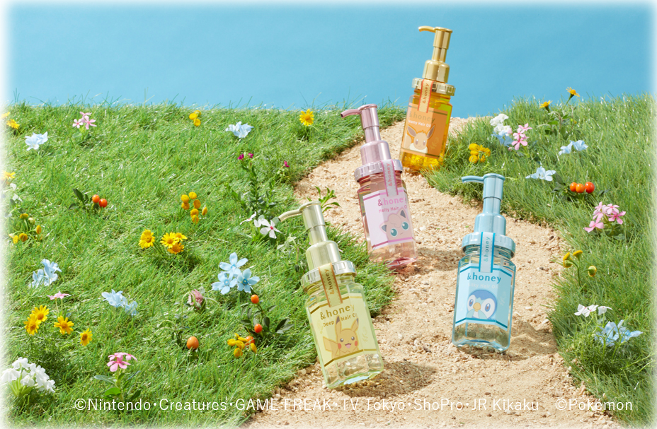 【６個セット】u0026honey ヘアオイル ポケモン ポッチャマ \u0026honey」より初のポケモンデザインが登場！４種の『\u0026honey ポケモン