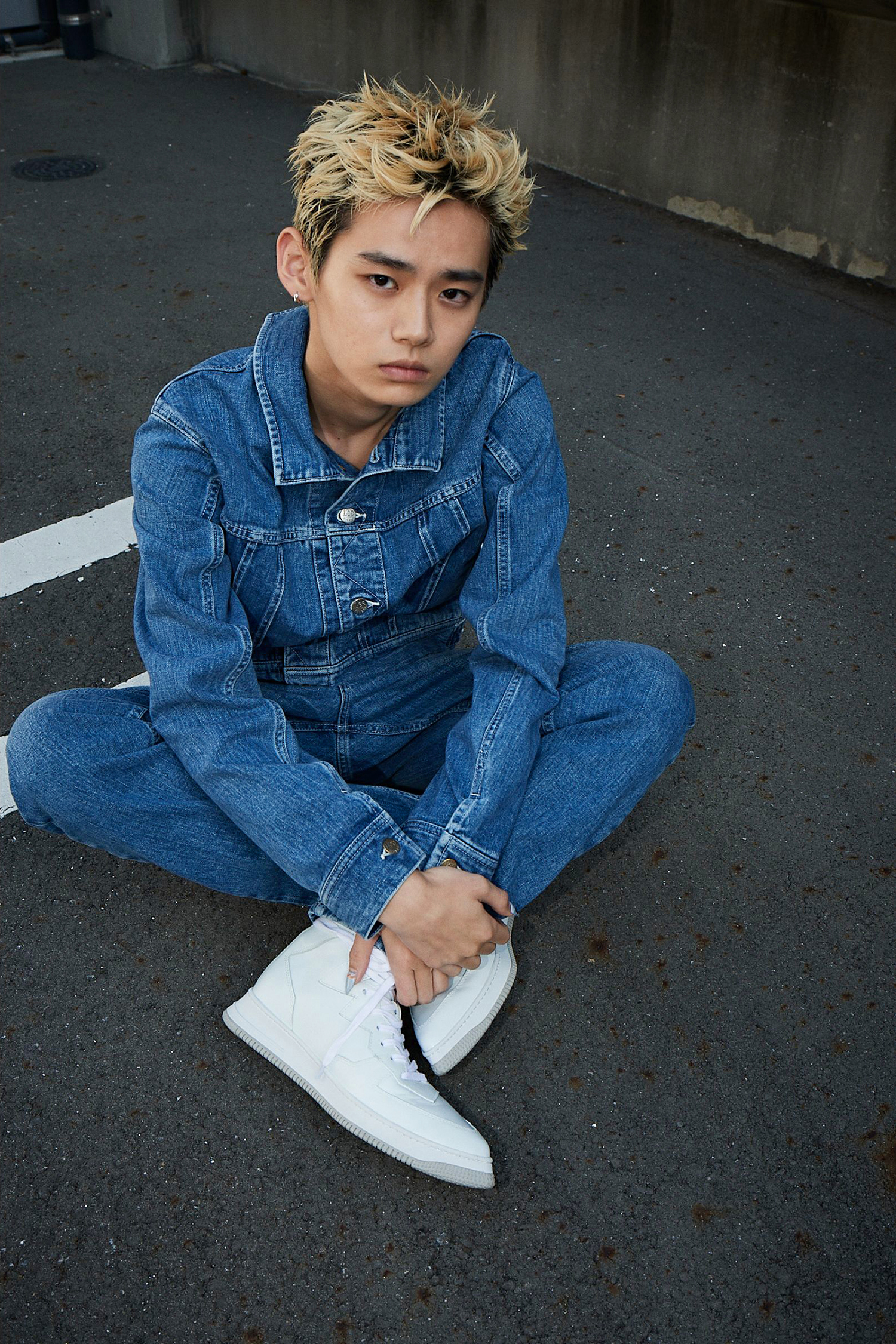 LEE Gジャン size M リバーシブル ジージャン 青 デニム ブルー 