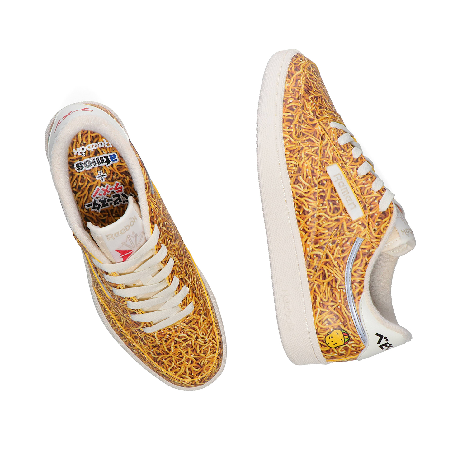 atmos × ベビースターラーメン × Reebok CLUB C」人気お菓子・ベビー 
