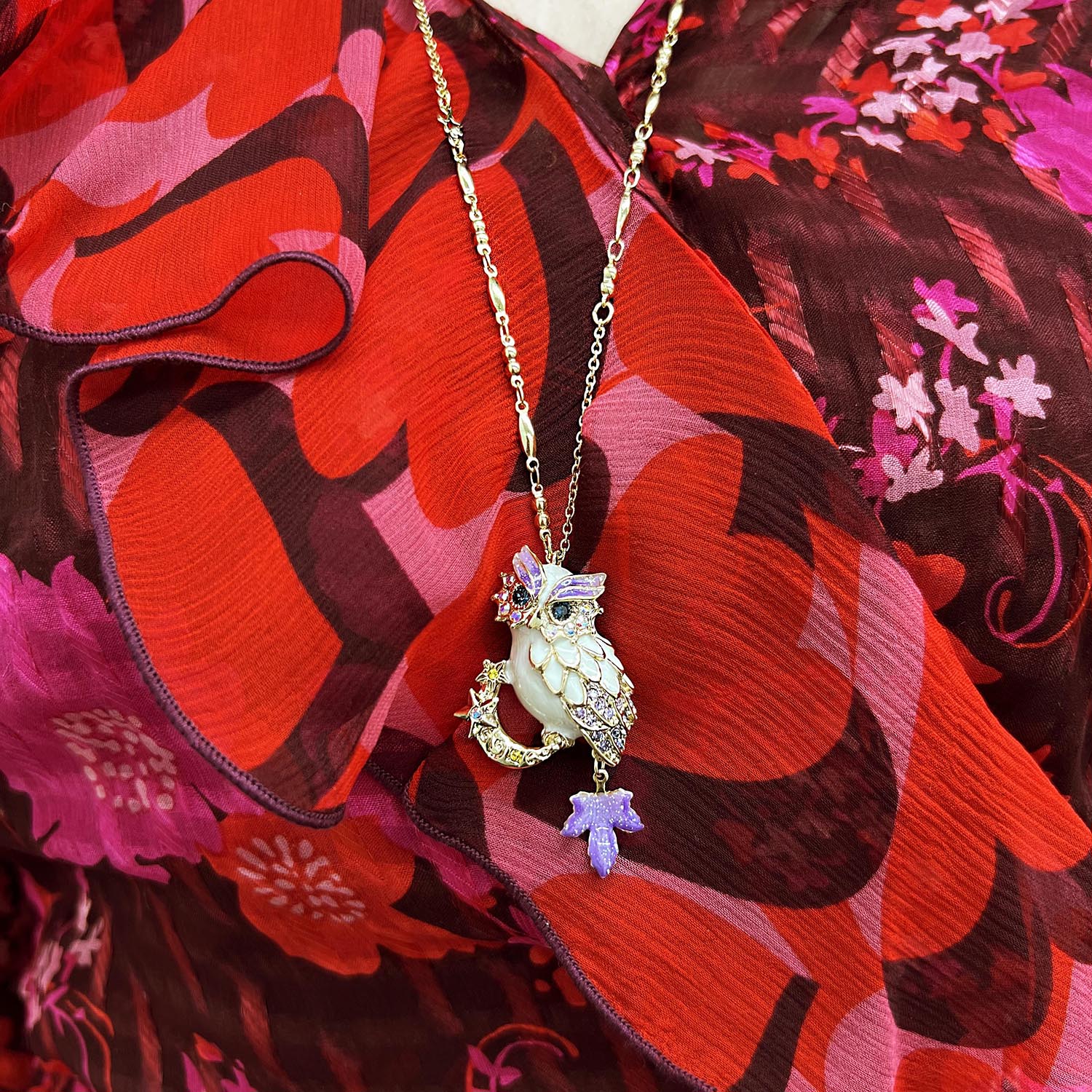 ANNA SUI(アナ スイ)より、福を呼び込む神の使い“ふくろう”モチーフの 