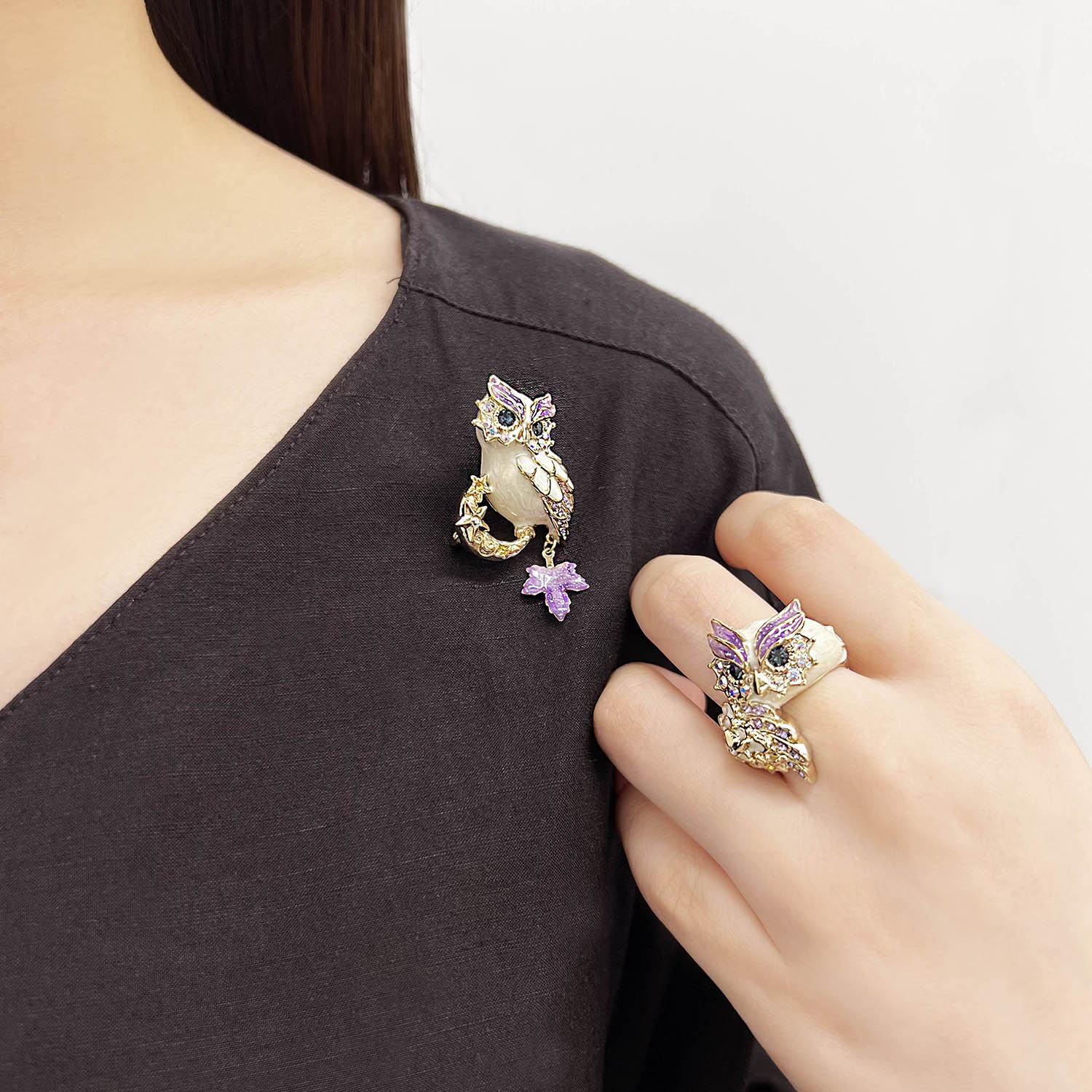 ANNA SUI(アナ スイ)より、福を呼び込む神の使い“ふくろう”モチーフの 