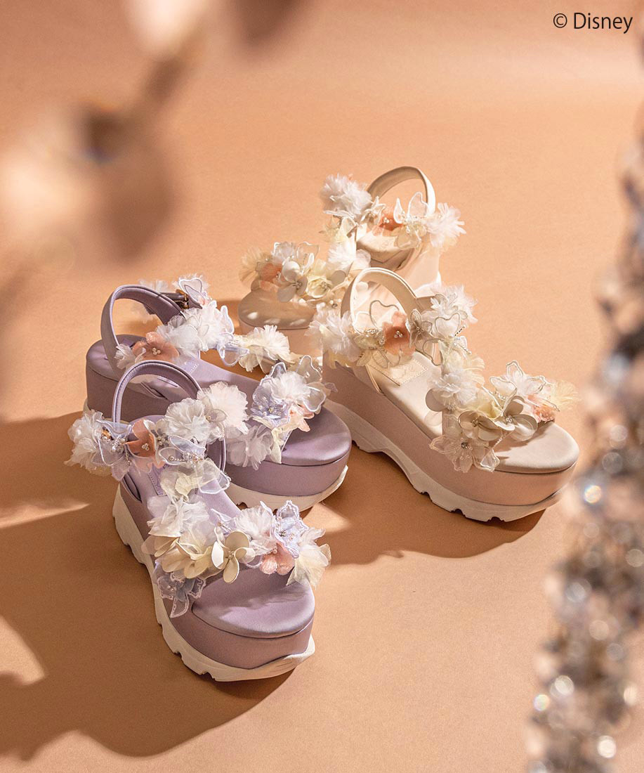 贅沢にフラワーパーツやパールをサンダルにON！RANDA(ランダ)『塔の上  