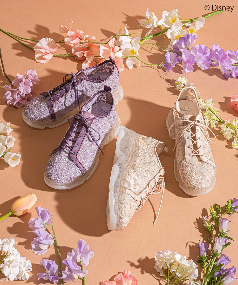 贅沢にフラワーパーツやパールをサンダルにON！RANDA(ランダ)『塔の上  