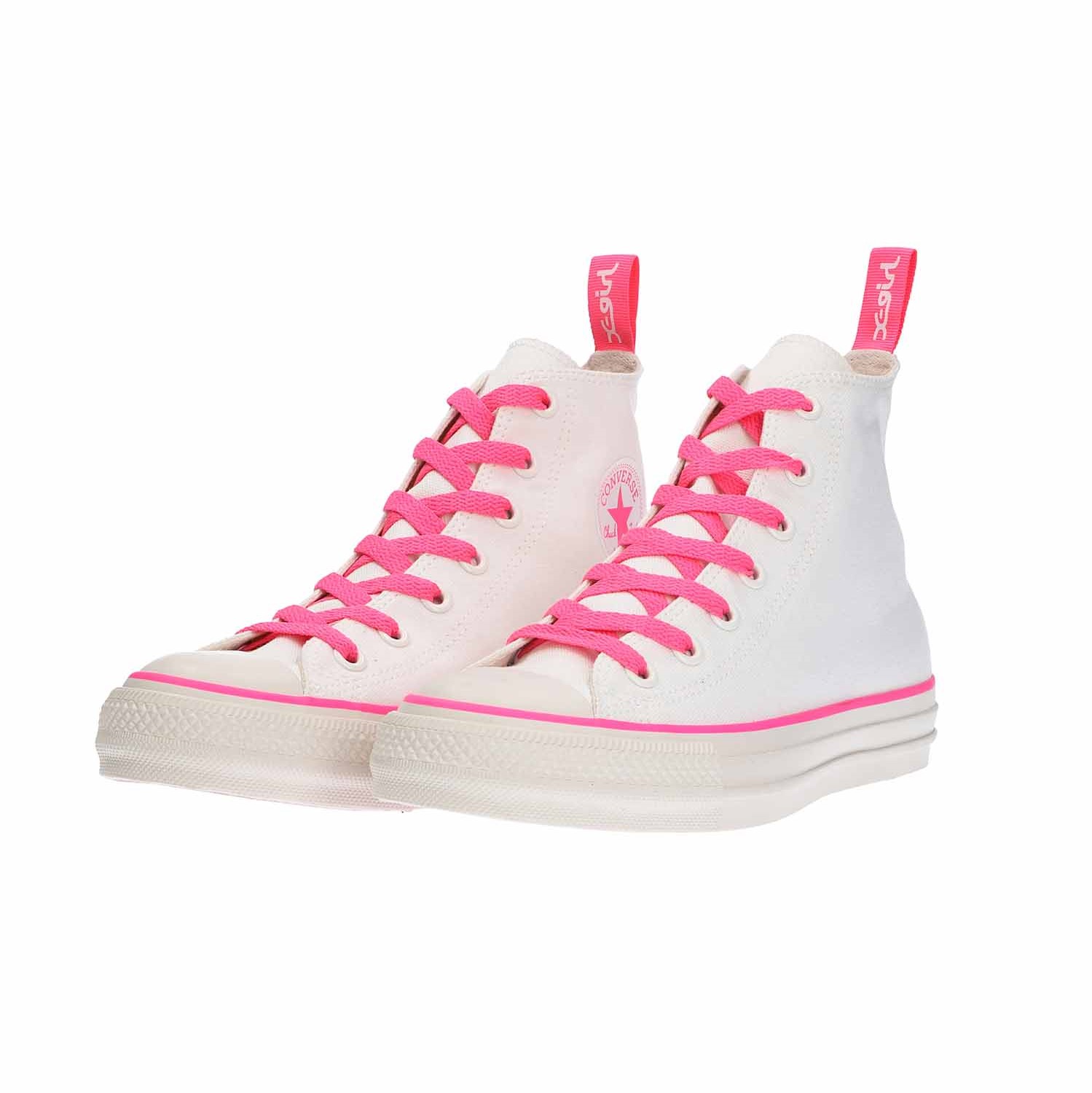 X-girlがCONVERSE(コンバース)「ALL STAR」とコラボ！ホワイト×ピンク 