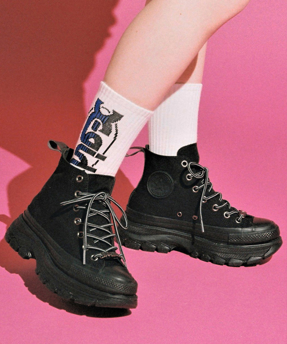 X-girlがCONVERSE(コンバース)「ALL STAR」とコラボ！ホワイト×ピンク 