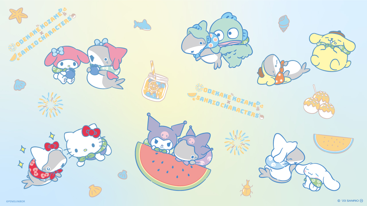 おでかけ子ザメ×サンリオキャラクターズカフェ」東京・押上で期間限定 