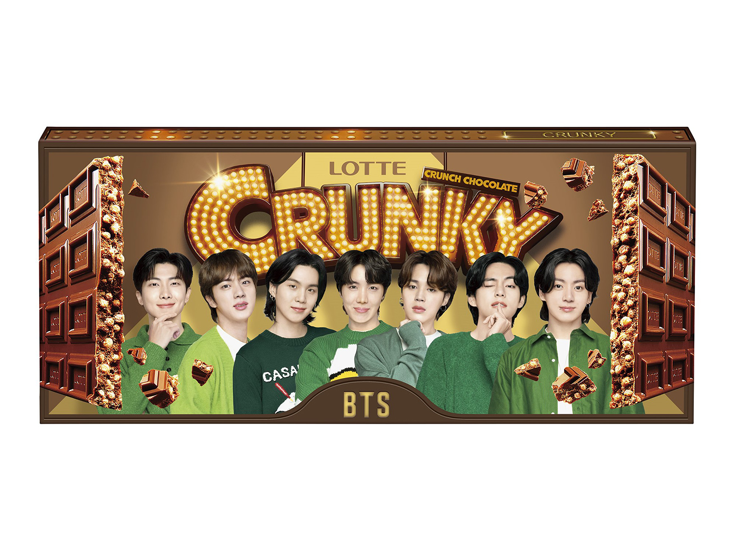 BTSパッケージのチョコ！「クランキー×BTS」全8種類デザインで数量限定 