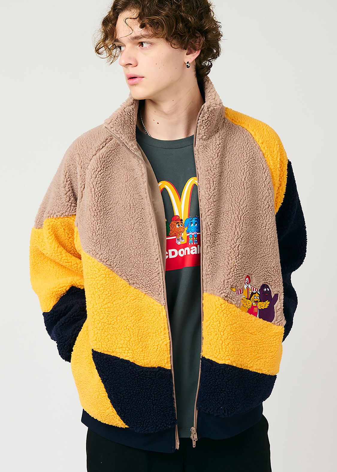 メンズ フリース・キルティングジャケット リバーシブル マクドナルド 