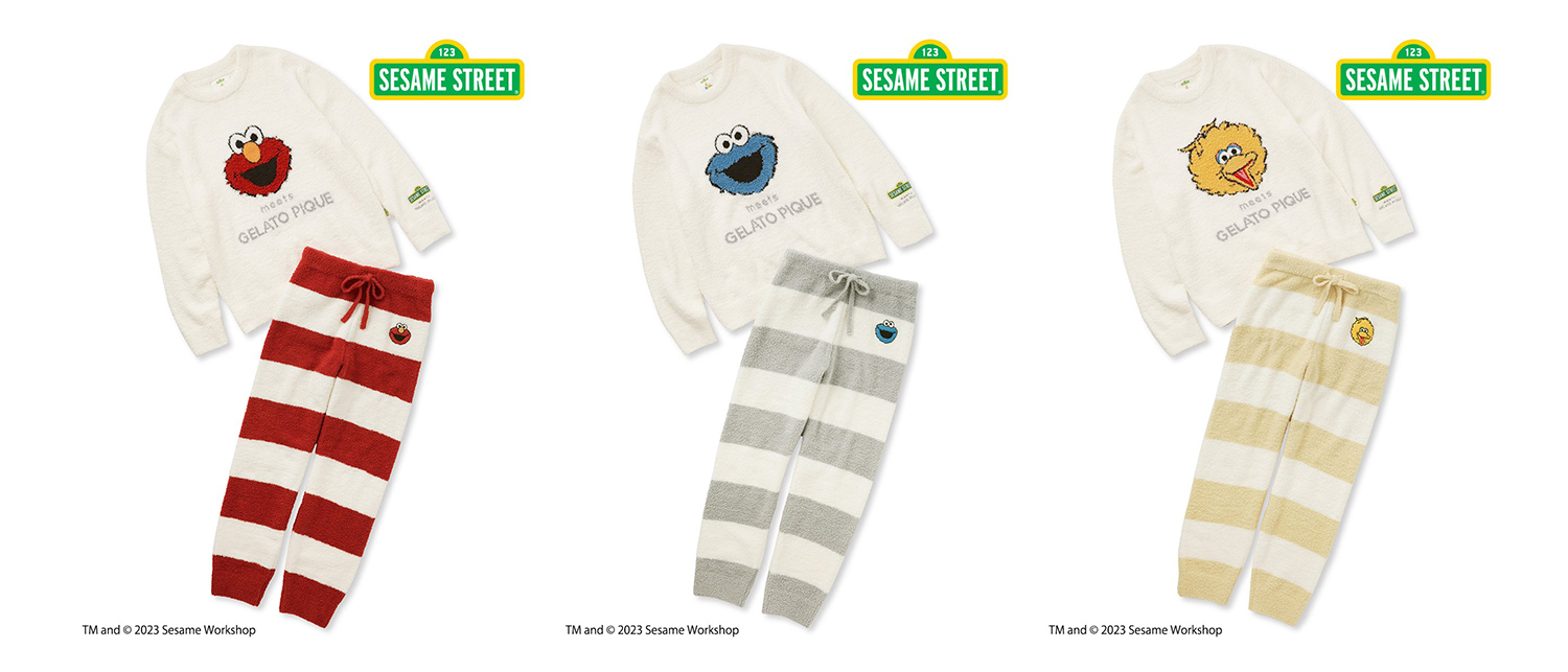 ジェラピケ あつ森 コラボ フルーツ柄 プルオーバー＆ロングパンツ  