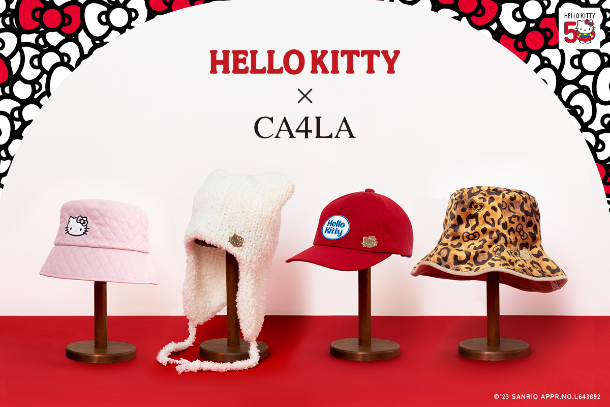 ♥️ HELLO KITTY x CA4LA CATS EAR KNITホワイト♥️hellokitty