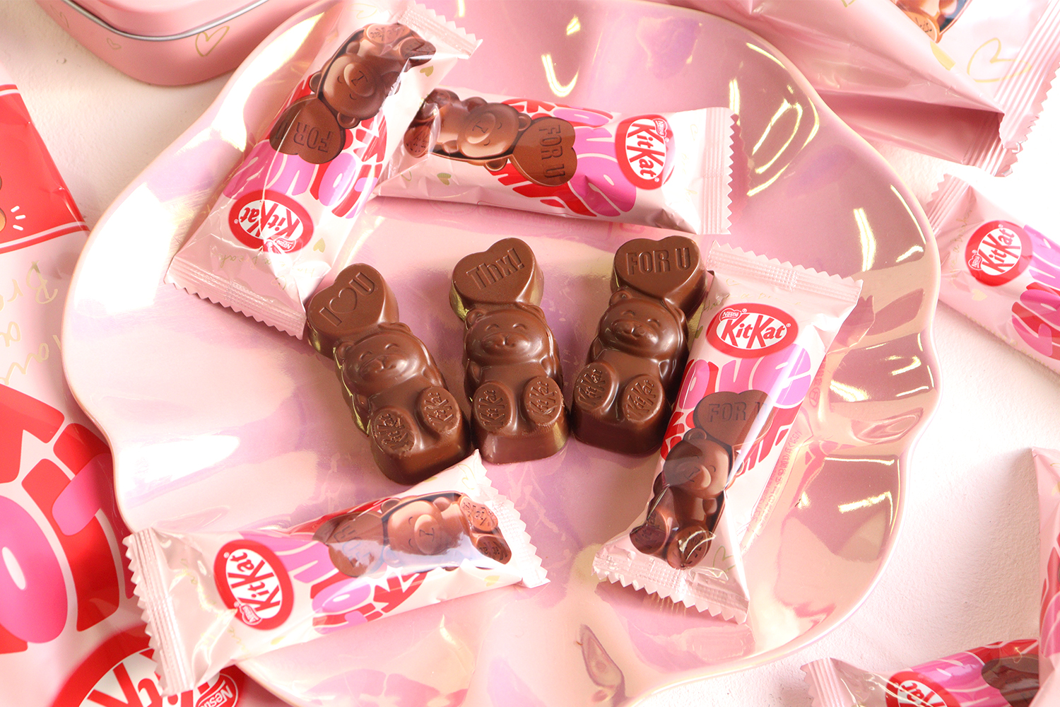 バレンタイン限定！3種の“クマ型キットカット”で感謝の気持ちを伝え  