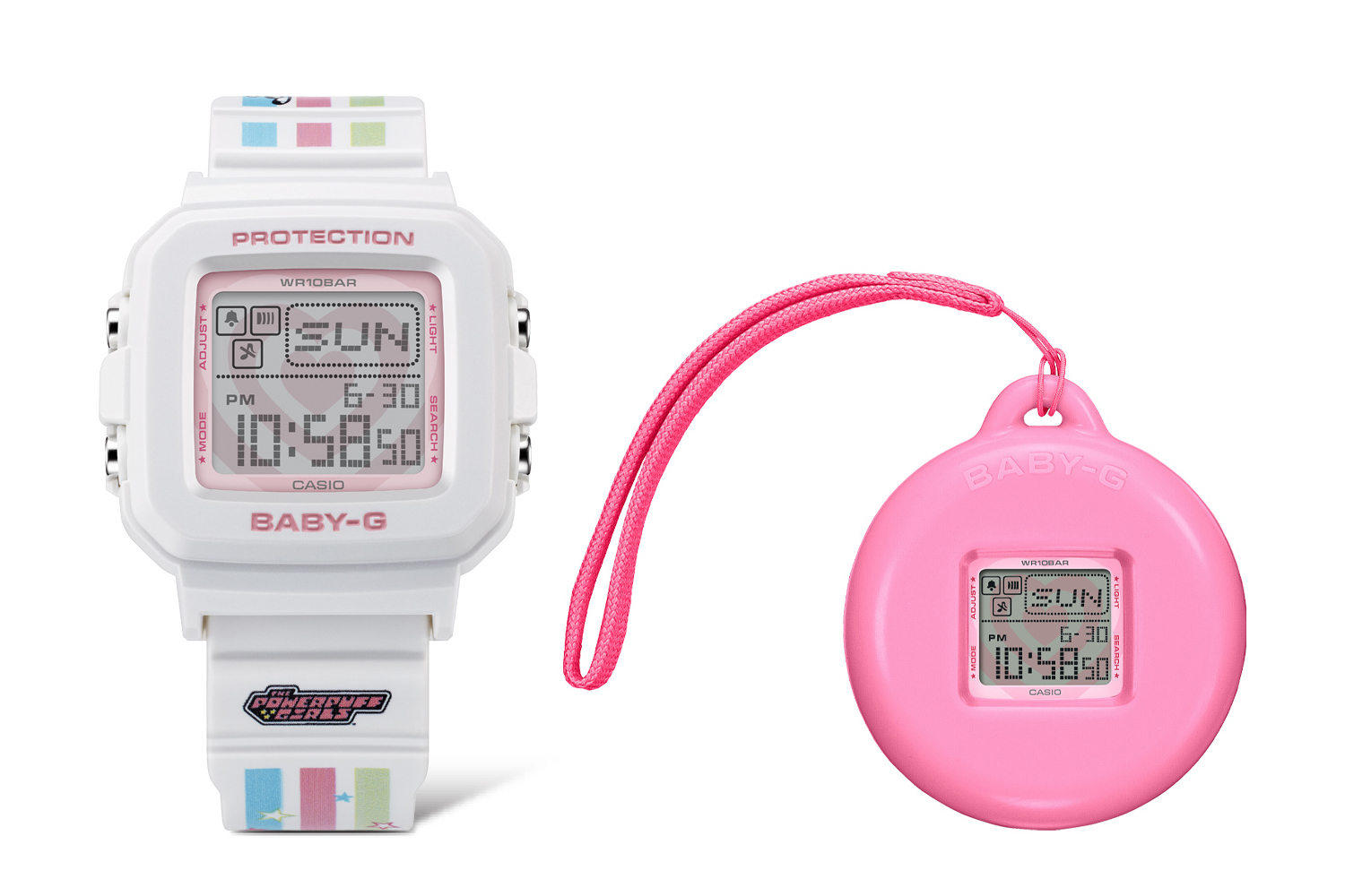 BABY-G、“パワーパフ ガールズ”とのコラボ腕時計を発売！専用ホルダー 