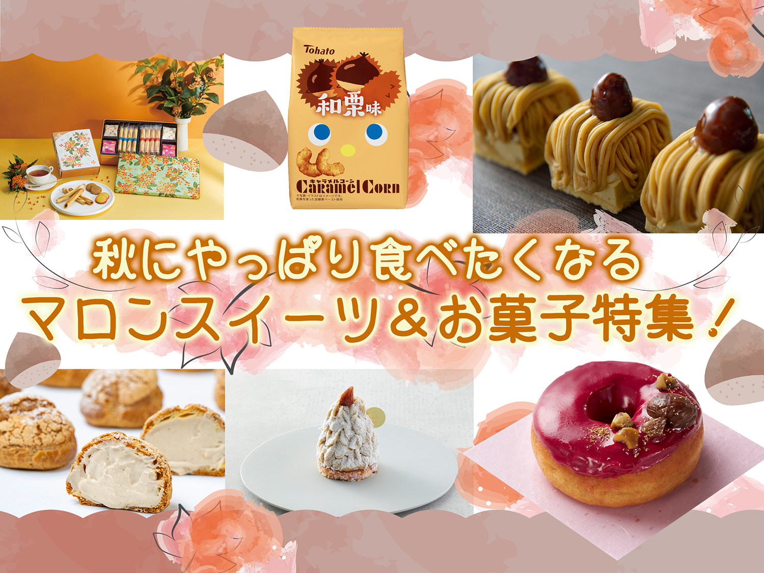 やっぱり秋になると食べたくなっちゃう！マロン(栗)スイーツ＆お菓子特集 | Emo!miu｜エモミュー