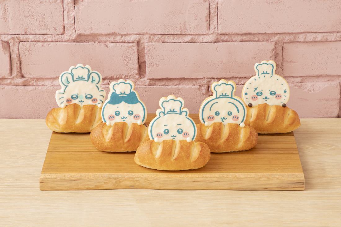ちいかわベーカリー サコッシュ うさぎ ハチワレ ちいかわ ちいかわベーカリー サコッシュ コロネなトリオ ブラック