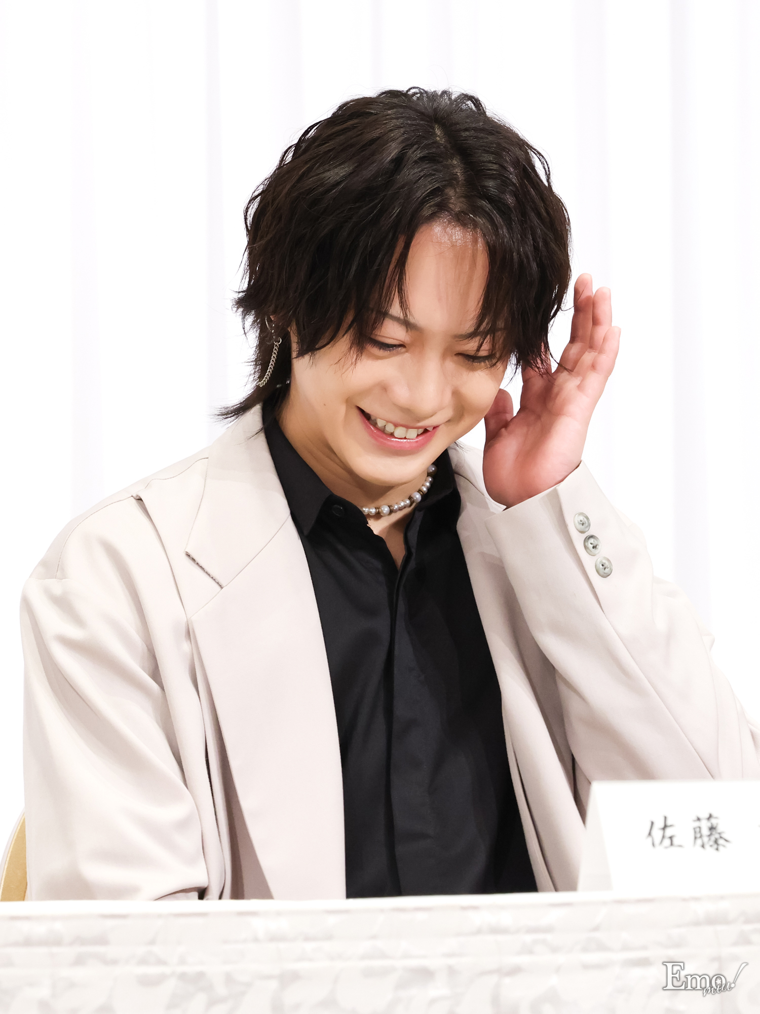 イベントレポ＞役者生活14年目に突入！佐藤流司「14年目にして本日が一 