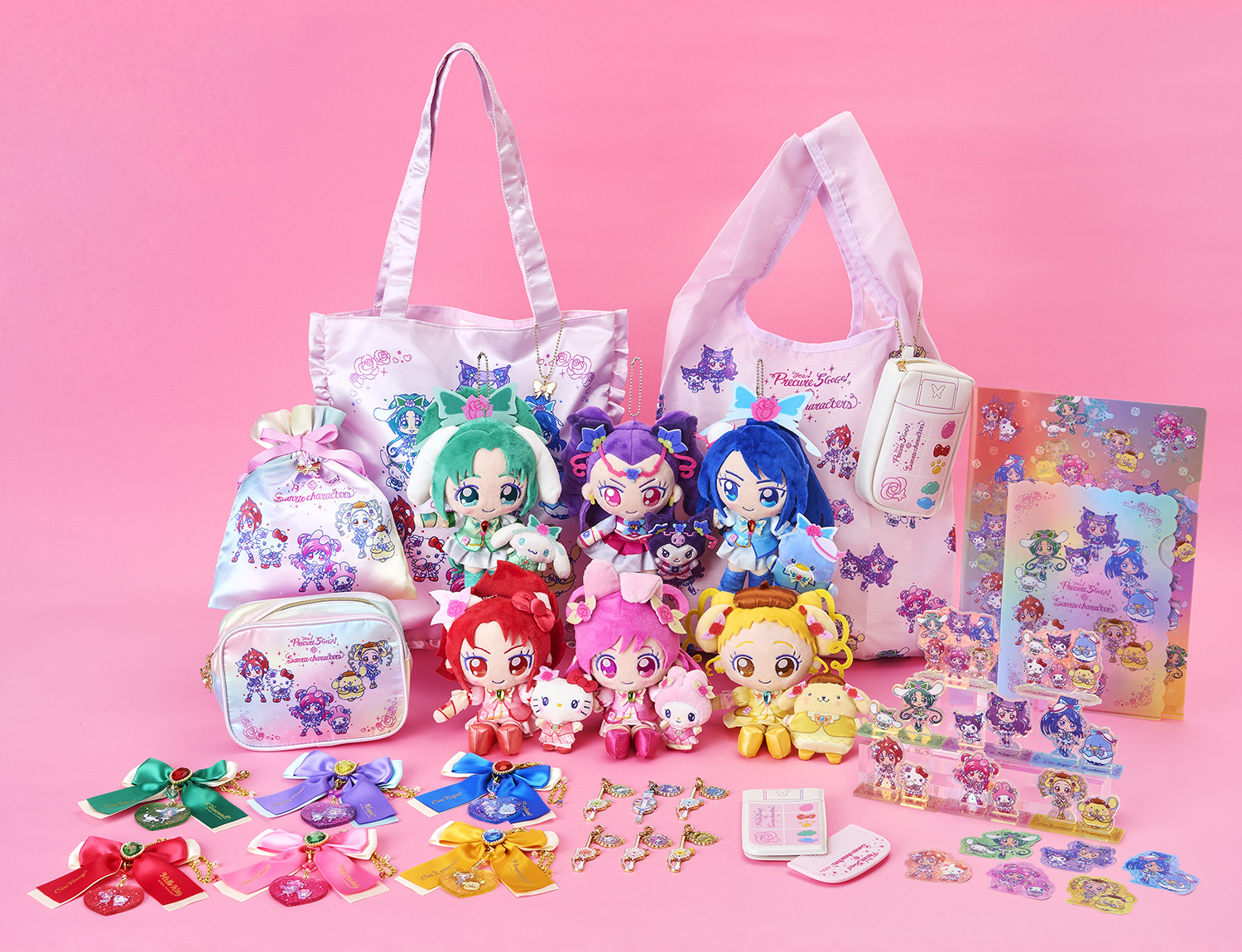 ハローキティ　Yes！プリキュア５GoGo！ マスコットホルダー サンリオキャラクターズと『Yes！プリキュア5GoGo！』がコラボ