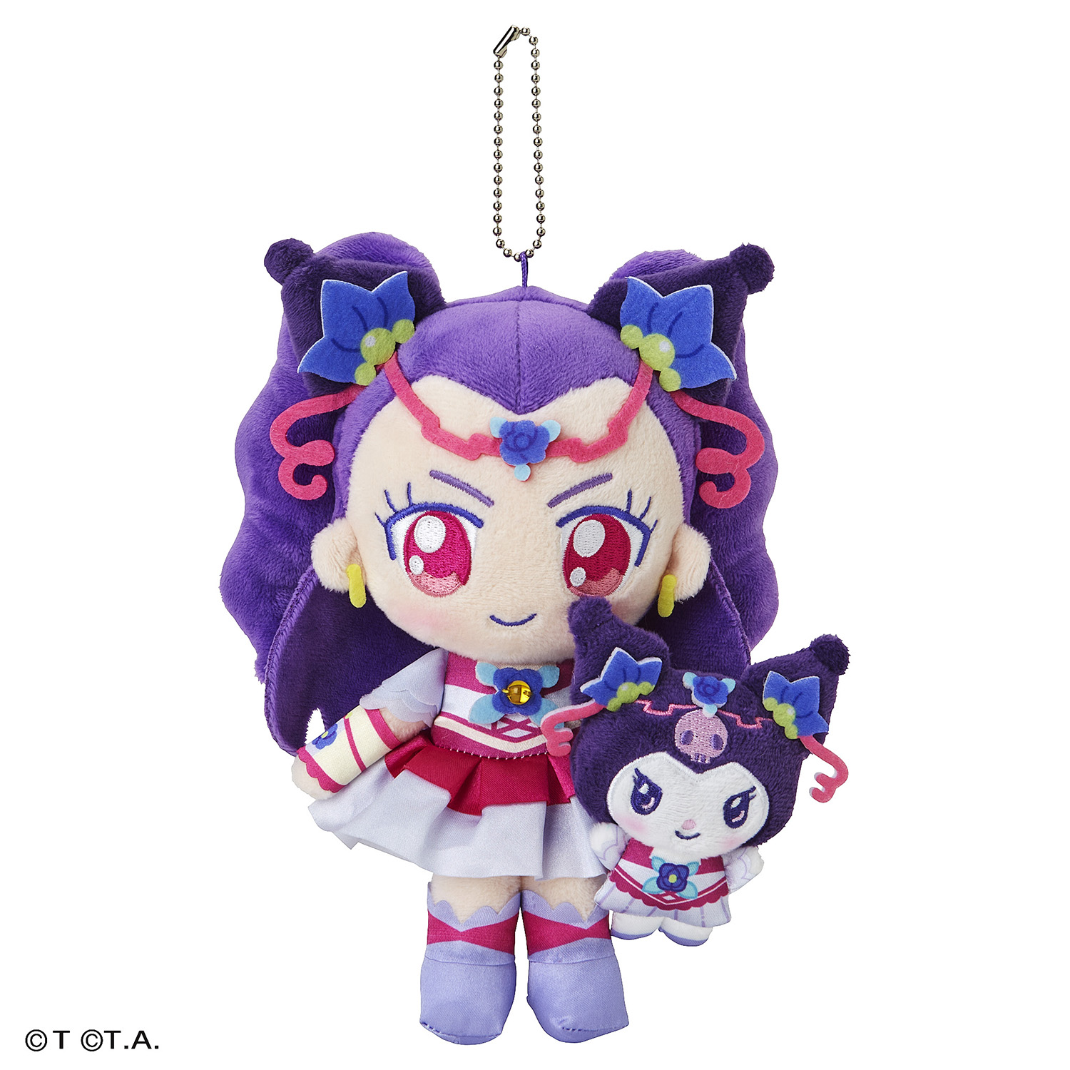 サンリオ　プリキュア5 マスコットホルダー　ぬいぐるみ　キュアアクア