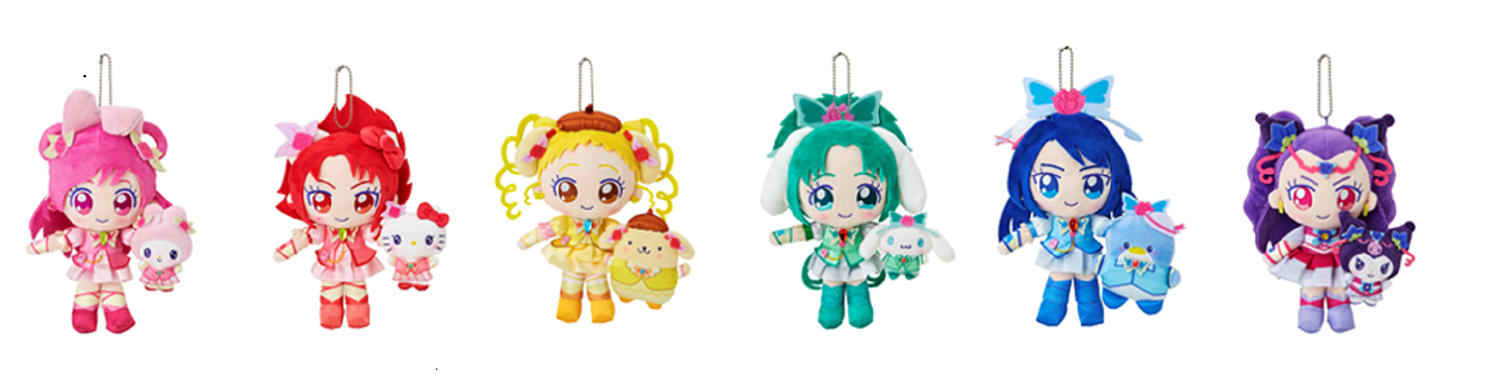 Yes！プリキュア5GoGo！ サンリオ マスコットホルダー 6種 