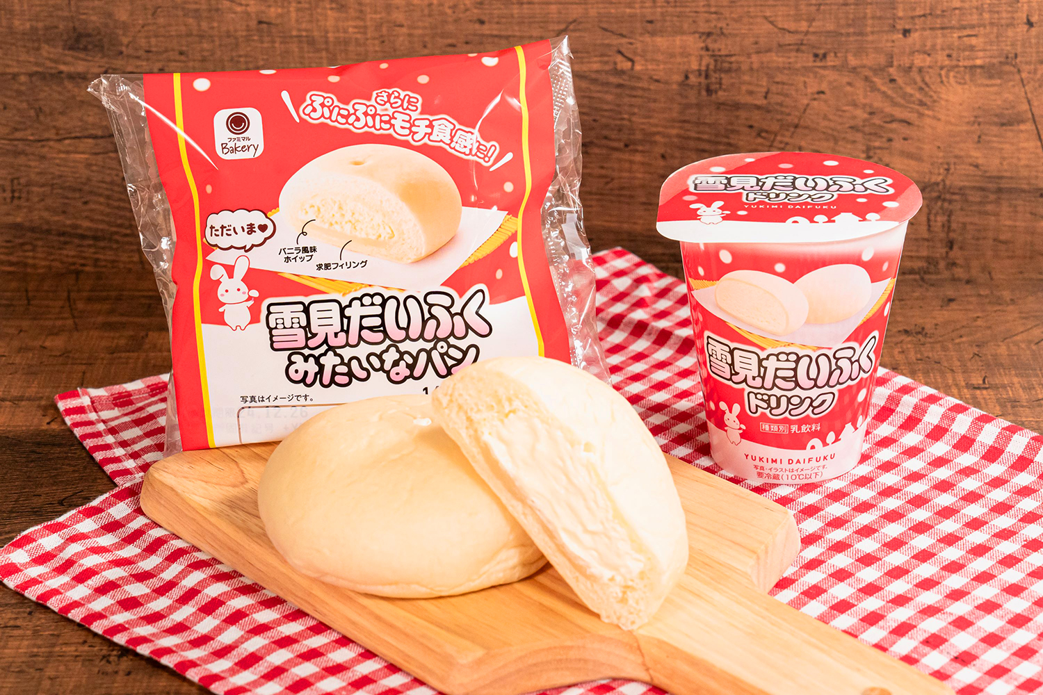 白玉粉とこんにゃくを使って求肥のような食感を再現！飲む雪見だいふく 