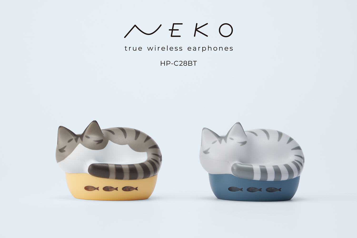 Present！＞猫モチーフ完全ワイヤレスイヤホン『NEKO true wireless 